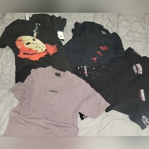 4 Mens T- Shirts Small & Medium Jordan Limited Edition